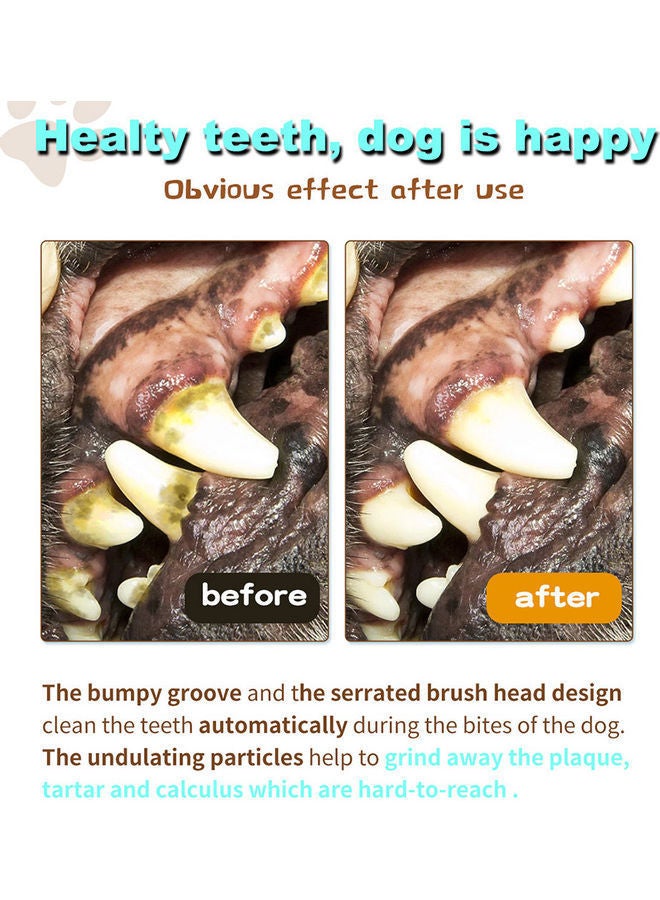 NIBEMINENT Food Dispensing Training Ball Tooth Cleaning Chew Toy Green 15.50 x 7.60 7.60cm - Image 4