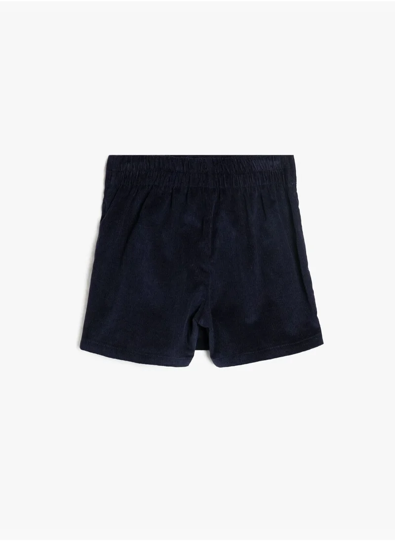 KOTON Medium Rise Shorts