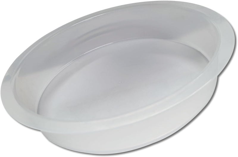 Essential Arts EAP Replacement Wild Bird Seed Feeder Bowl or Water Dish | Clear Plastic | Standard Size to Fit Most Feeding Station Stands (Single Bowl) - Image 1