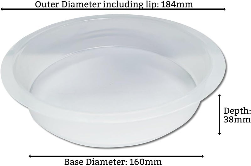 Essential Arts EAP Replacement Wild Bird Seed Feeder Bowl or Water Dish | Clear Plastic | Standard Size to Fit Most Feeding Station Stands (Single Bowl) - Image 4