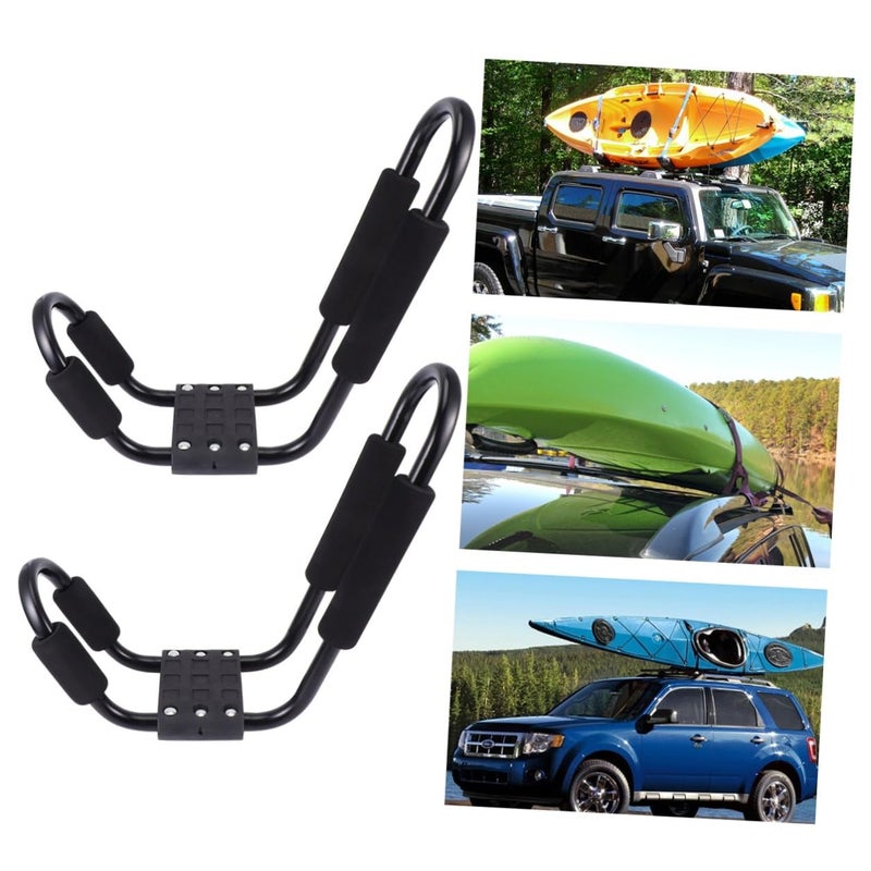 Heavy Duty Detachable Kayak Canoe Roof Rack Carrier with Crossbars for SUV Truck - Image 5