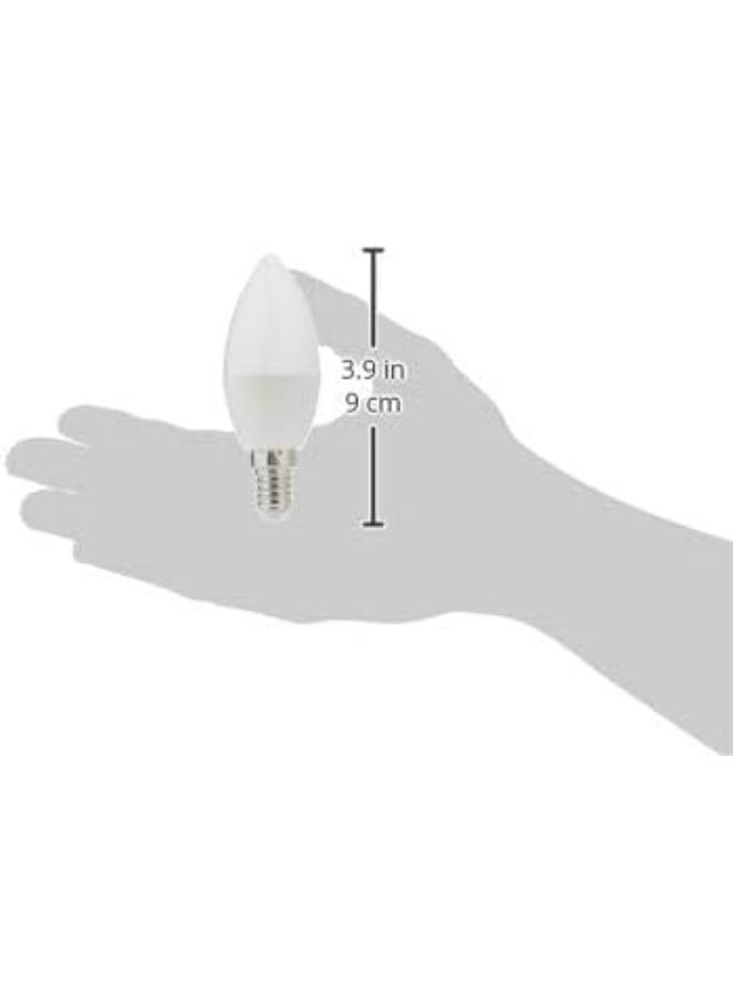 Narken 10 Pack 7W Small Edison Screw Daylight Cool white 6500K LED Power Saving Plastic coated Aluminum Candle Lamp Bulb Light. - Image 4