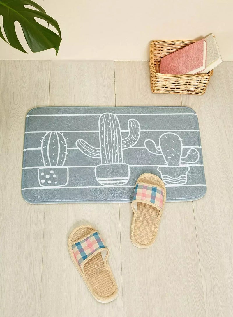 Generic Cactus Print Floor Mat  - Image 2