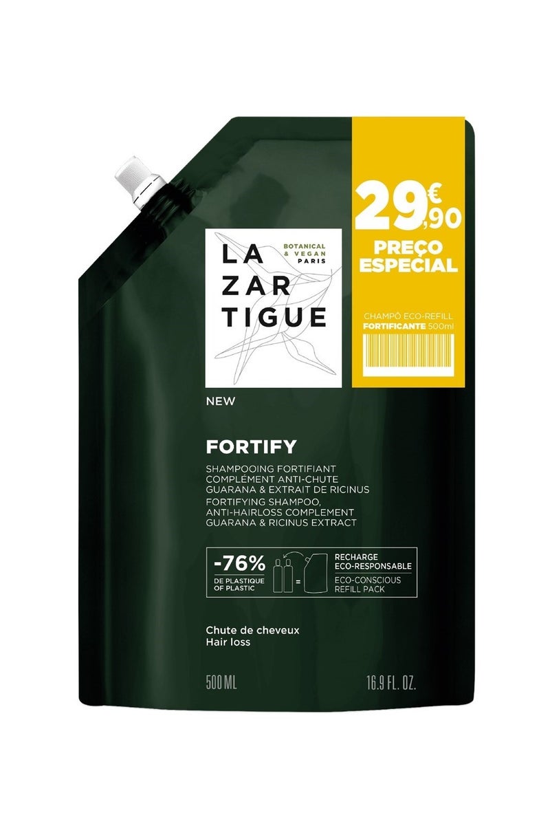 Lazartigue Fortifying Shampoo for Hairloss Refill 500ml - Image 1