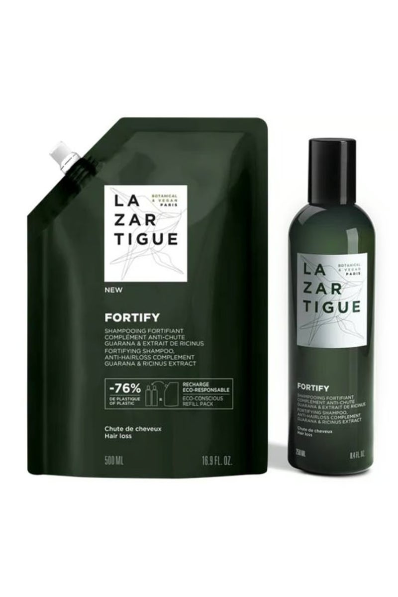 Lazartigue Fortifying Shampoo for Hairloss Refill 500ml - Image 2