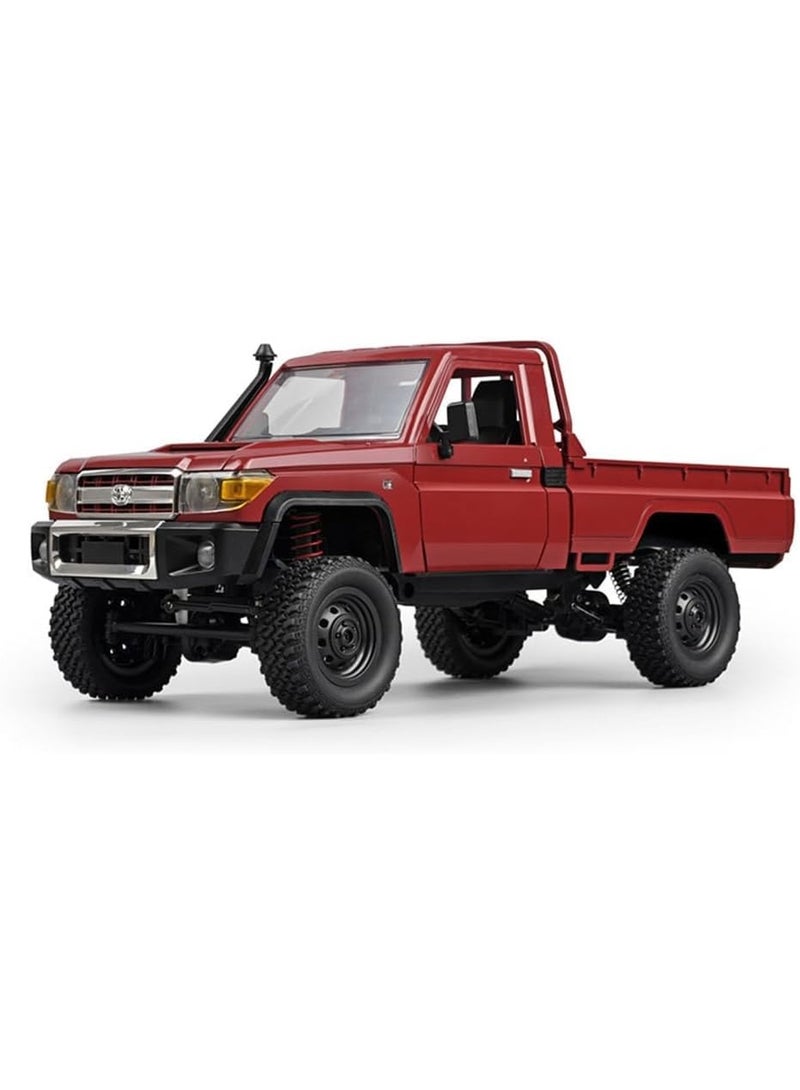 Wheels RC Crawler 1/12 RC Truck 4x4 RC Rock Crawler Toyota LC79 Remote Control Pickup 2.4Ghz All Terrain with 280 Brushed Motor Proportional Throttle Steering RTR Hobby Toy for Adult MN-82 - Image 1