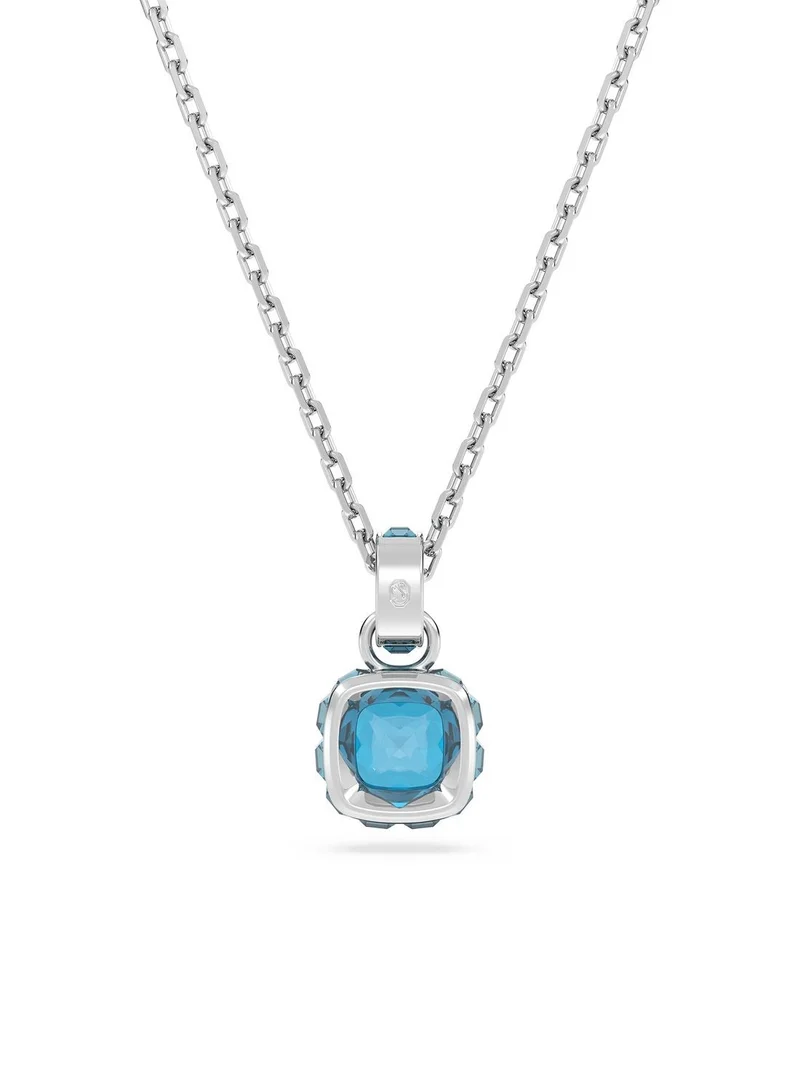SWAROVSKI December Birthstone Pendant Rhodium Plated Necklace