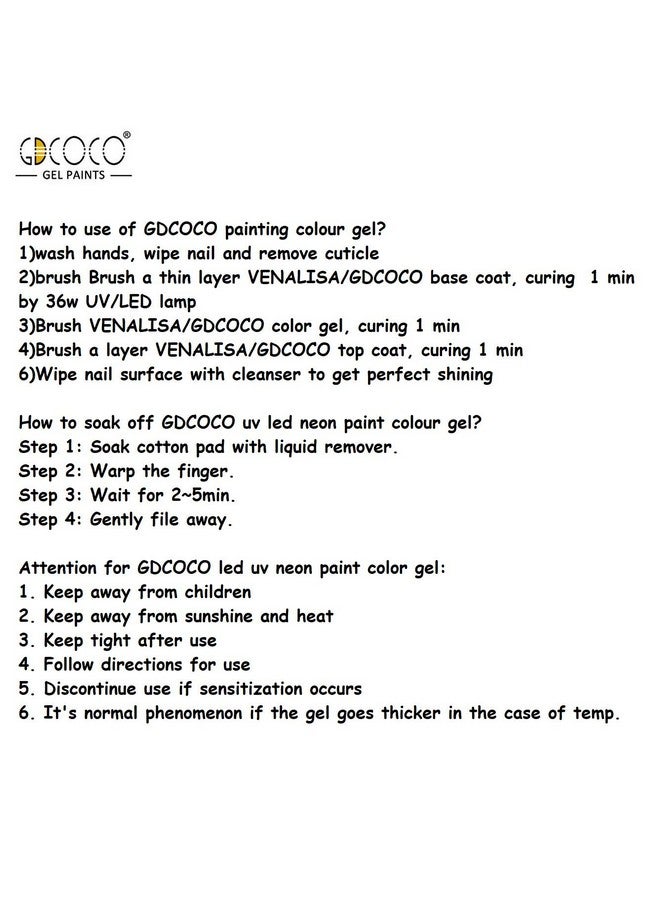 GDCOCO 5ml nail UV Gel soak off UV LED Nail Art Pure Color Gel paint color UV gel polish (GD-CG-5ml-145) - Image 5