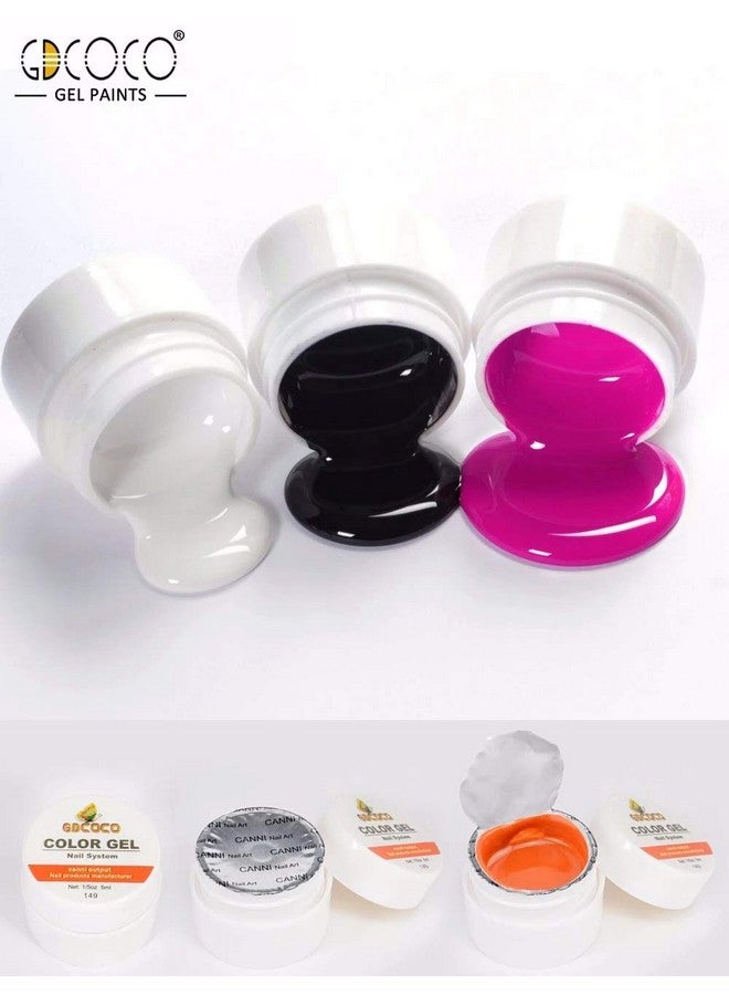 GDCOCO 5ml nail UV Gel soak off UV LED Nail Art Pure Color Gel paint color UV gel polish (GD-CG-5ml-145) - Image 4