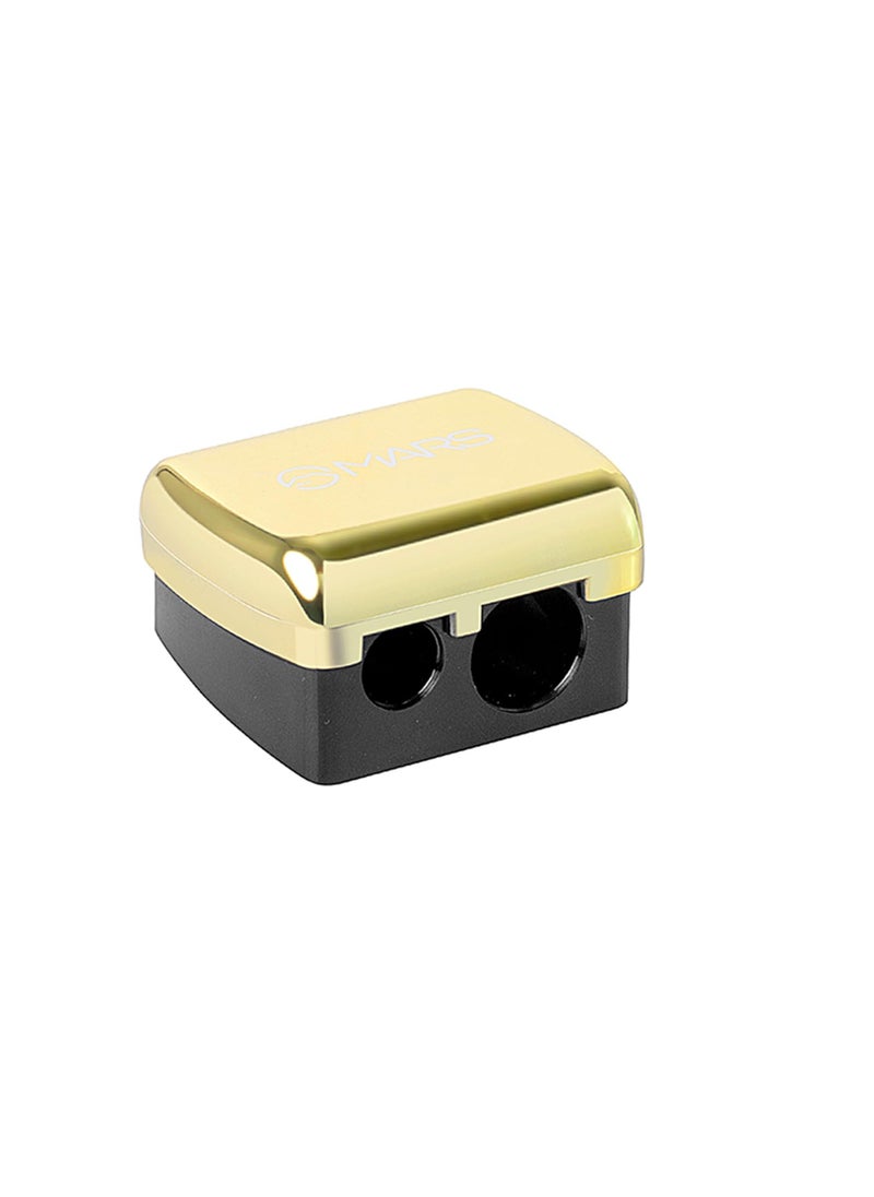Mars MARS 2 in1 Dual Sharpener  Professional Grade Sharpener  Uses for Eyeliner Lip Pencil Eyebrow Pencil and Lip Crayon  Compact and Portable  - Image 1