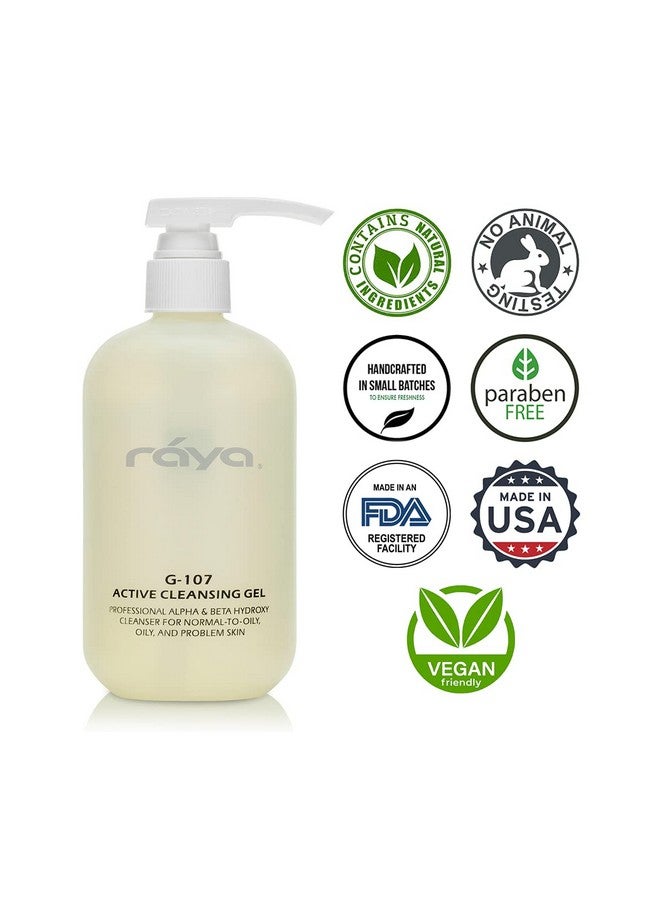 رايا جل رايا لتنظيف الوجه النشط (G-107) - مزيل مكياج منقي ومرطب، منظف جل لطيف للبشرة الدهنية والحساسة والمختلطة، تركيبة تنظيف عميق لبشرة متوازنة - Image 5
