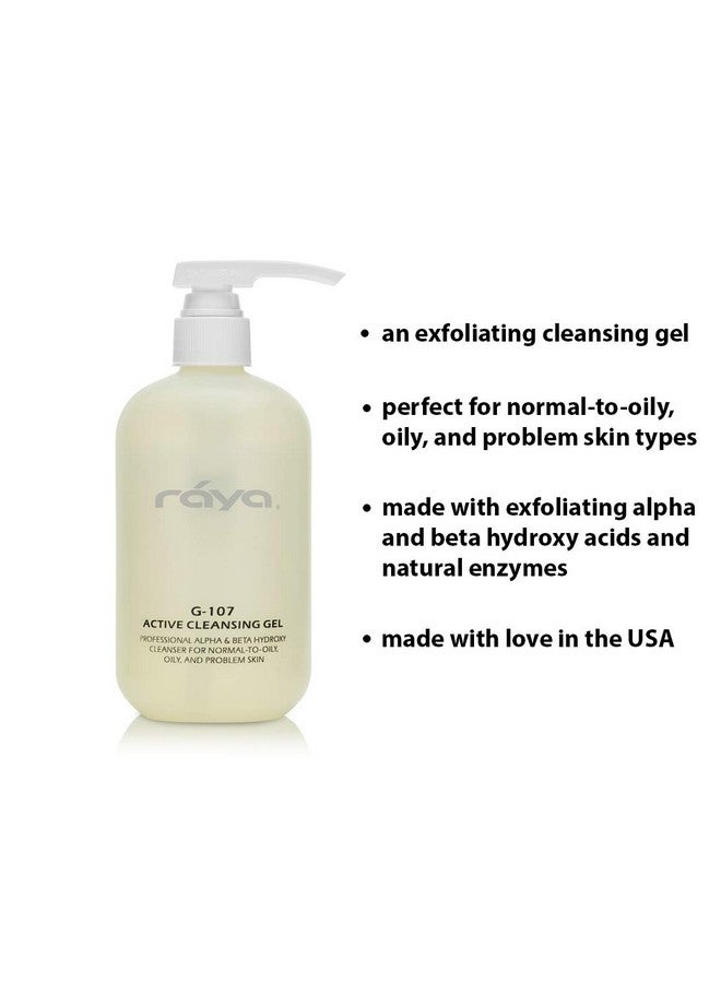 رايا جل رايا لتنظيف الوجه النشط (G-107) - مزيل مكياج منقي ومرطب، منظف جل لطيف للبشرة الدهنية والحساسة والمختلطة، تركيبة تنظيف عميق لبشرة متوازنة - Image 4