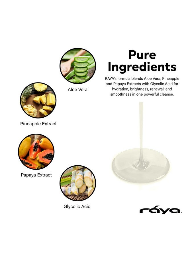 رايا جل رايا لتنظيف الوجه النشط (G-107) - مزيل مكياج منقي ومرطب، منظف جل لطيف للبشرة الدهنية والحساسة والمختلطة، تركيبة تنظيف عميق لبشرة متوازنة - Image 2