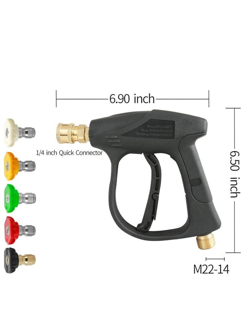 Bukela 5 colors 3000 PSI High Pressure Washer tool with Quick Connect Nozzles and M22 Hose Connector - Powerful Cleaning Tool for Cars, Patios, and More - Image 2