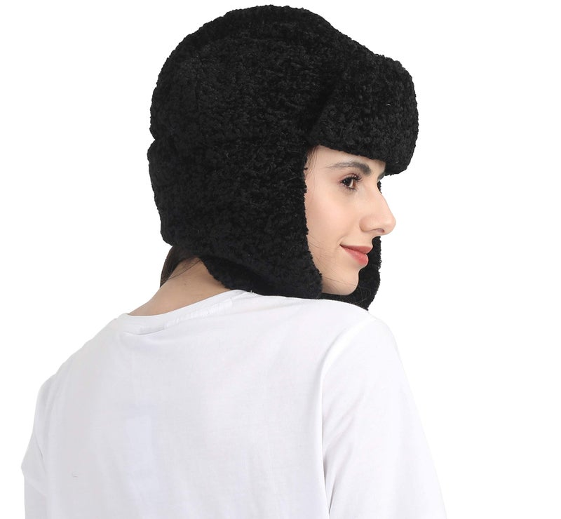 HIVER Face mask Balaclavas Fleece Thick Full Cover for Winter, Face Mask for Riding Bike, Trekking snow Cap Winter Balaclava Mask (Black) - Image 4