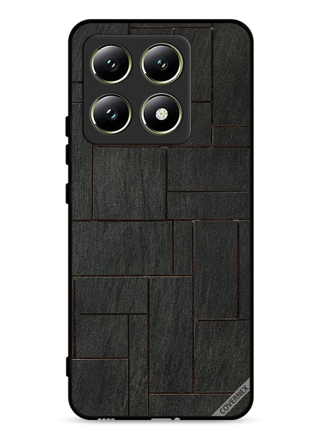 Covernex Xiaomi 14T 5G Protective Case Cover Stones Wall Pattern - Image 1