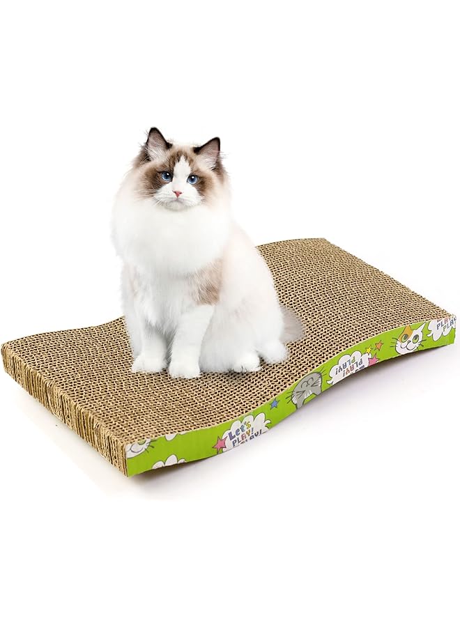 SKY-TOUCH Pet Cat Scratcher Board Cardboard Cat Toys Durable Cat Scratching Pad Cat Grinding Claw Cat Cardboard Bed Cat Scratching Pad And Lounge - Image 1