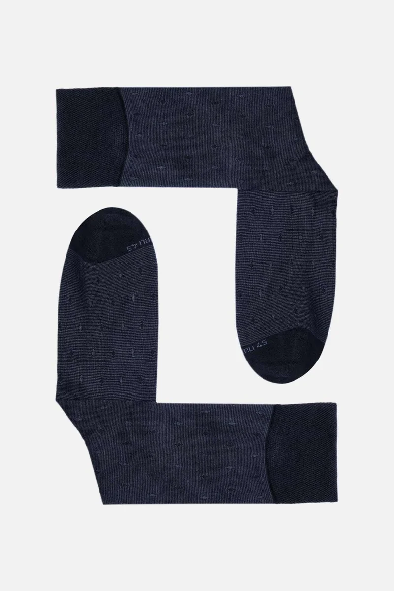 Mısırlı Egyptian Men's Modal Single Navy Blue Socks - M 61004-L
