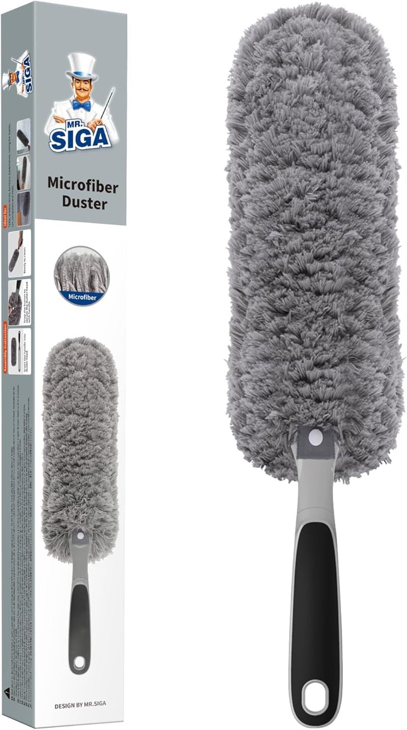 Mr Siga MR.SIGA Lint Free Microfiber Duster - Washable Household Cleaning Tool - Image 1