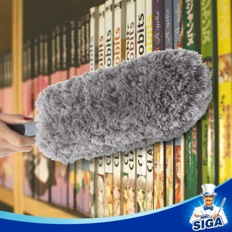 Mr Siga MR.SIGA Lint Free Microfiber Duster - Washable Household Cleaning Tool - Image 2