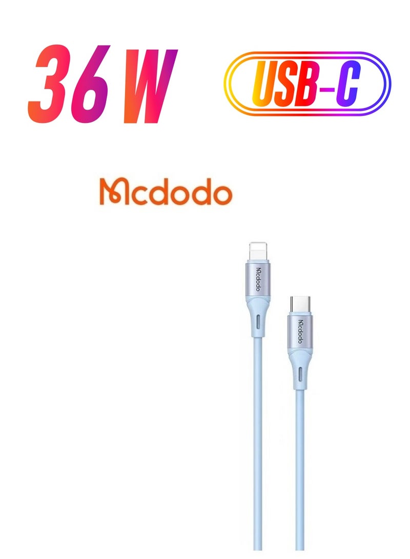 Mcdodo Charging Cable 1.2 Meter PD and Fastener Mcdodo Type-C to Lightning PD Data Cable CA-1864 - Image 1