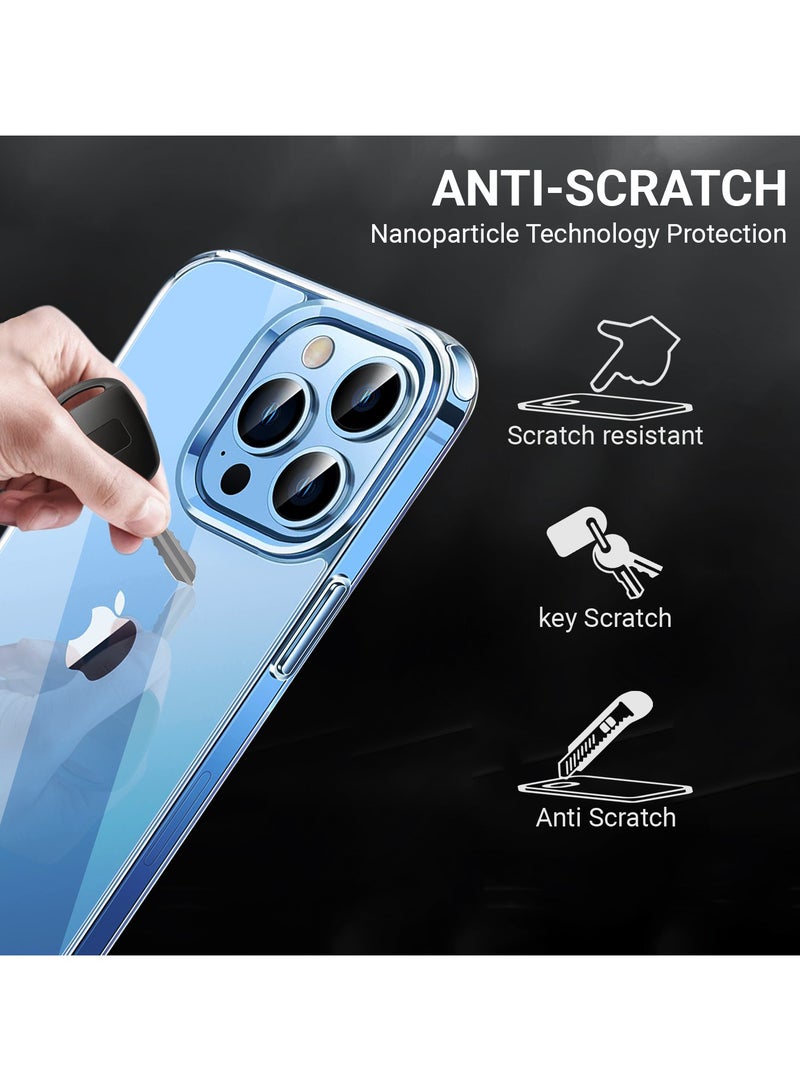PRIMEEIGHT Transparent Crystal Clear iPhone 13 Pro Max Case 6.7 inch Shockproof Curved Edges Case HD Clear Anti Scratch iPhone 13 Pro Max Protective Case - Image 5