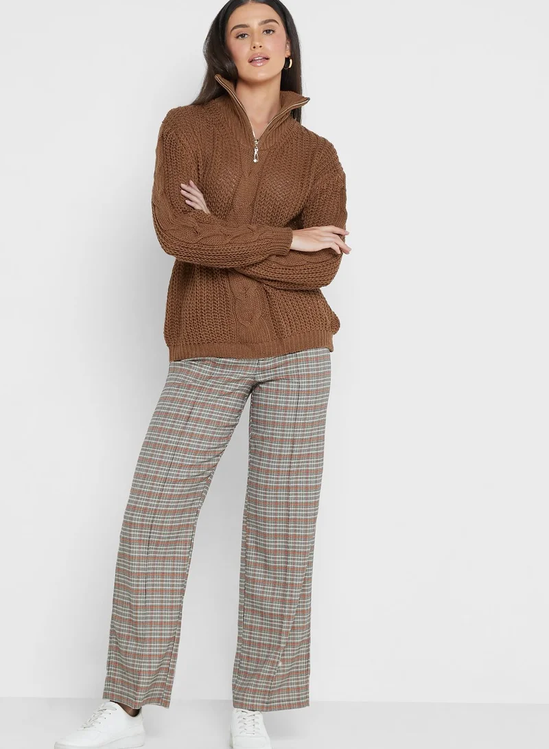 ELLA Front Detailed Sweater
