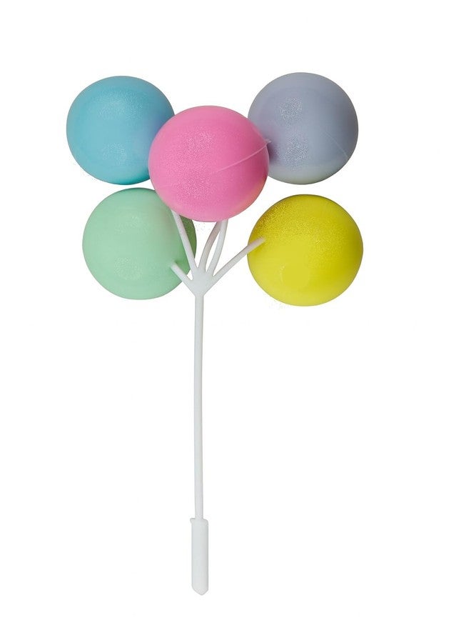 Oasis Supply Pastel Balloon Clusters Cake & Cupcake Topper, Reusable Food-Safe Plastic Cake Decorations (Pastel), 6-Pack - Image 3