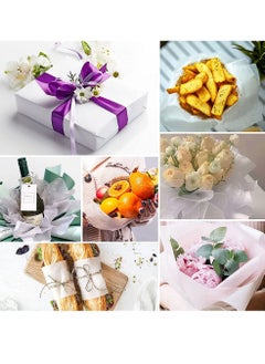 HomarKet 50-Pieces Premium Quality Gift Wrapping Tissue Paper White 50x75cm  - Image 3