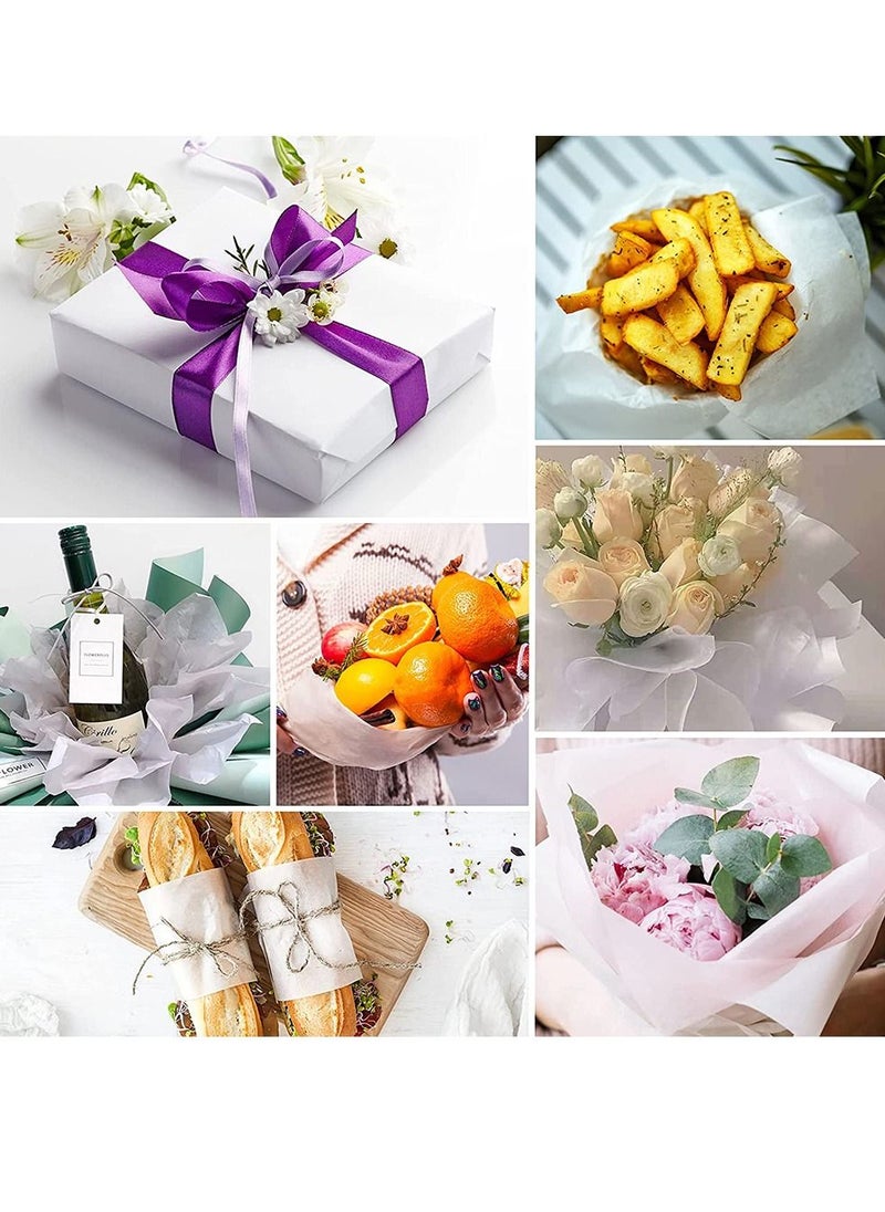 HomarKet 50-Pieces Premium Quality Gift Wrapping Tissue Paper White 50x75cm  - Image 3