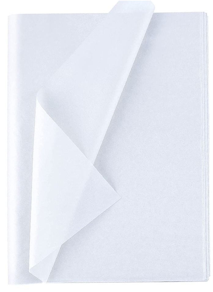 HomarKet 50-Pieces Premium Quality Gift Wrapping Tissue Paper White 50x75cm  - Image 1