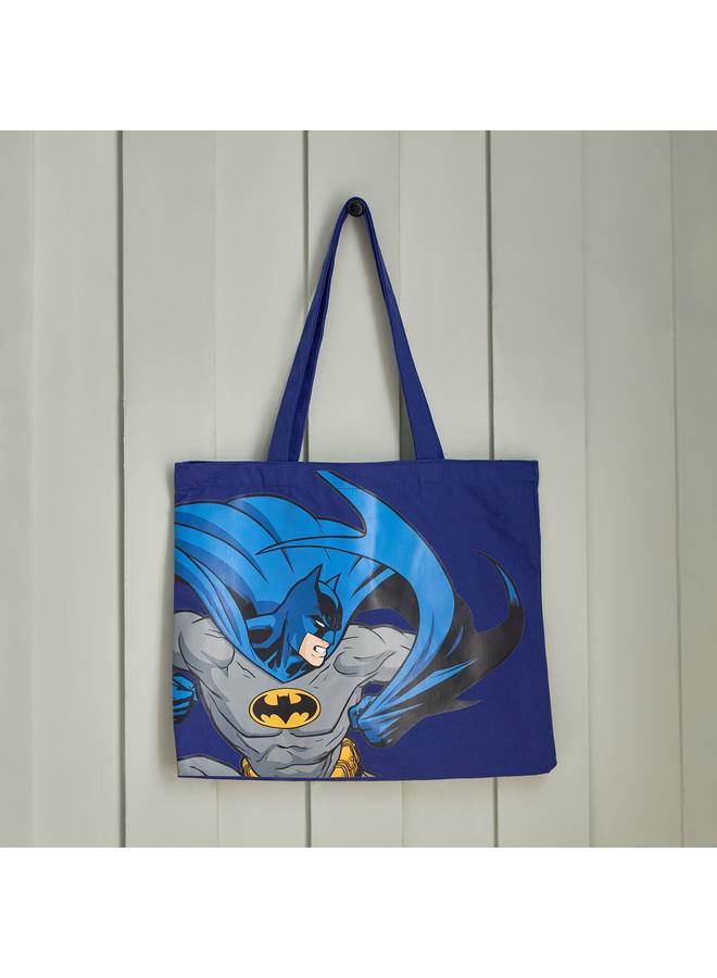 هوم بوكس حقيبة تسوق من القماش القطني بطبعة باتمان - 34×39 سم - Image 2
