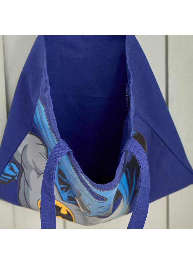 هوم بوكس حقيبة تسوق من القماش القطني بطبعة باتمان - 34×39 سم - Image 4