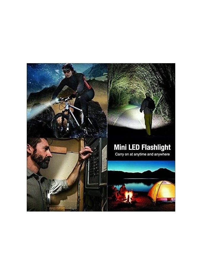 Wrrozz COB LED Flashlight Rechargeable Torch Zoom Flashlight Built-in Battery+USB Cable (1 Pack) - Image 3