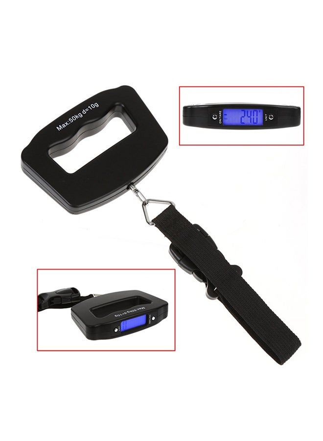 NIBEMINENT Digital Luggage Weighing Scale Black - Image 3