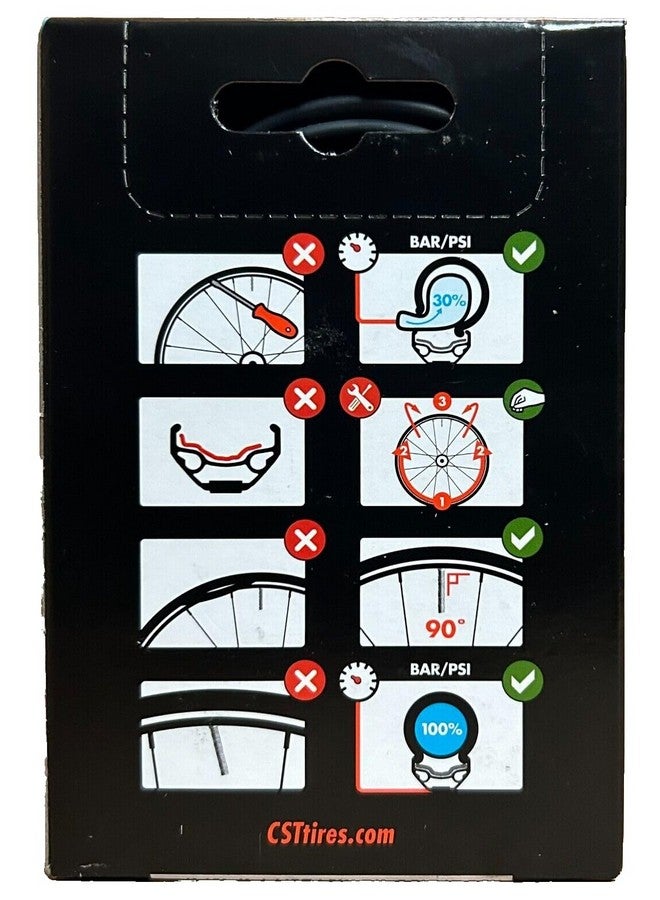 CST 24 x 1 Inner Tube 25-540 Straight Schrader Valve SV Wheelchair 24x1 - Image 5