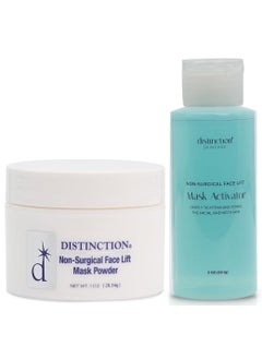 Distinction Distinction Firmalift Instant Firming Face Lift Powder & Activator Combo - Anti Aging to Tighten & Tone Skin for a Radiant & Youthful Glow - Great for Fine Lines Wrinkles 