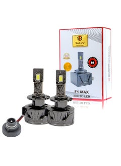Toby's Toby's New Launched F1 MAX D4 HID to LED Headlight Bulb With 70Watts/Pair and 7000lm  - Image 1