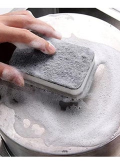 Scrolls Dishwashing Sponge, Cleaning Sponge, Multi-function Kitchen Sponge for Everyday Jobs, Dual-Sided Cleaning Sponge for Dishwashing, Kitchen, Bathroom, 5 Pcs  - Image 5