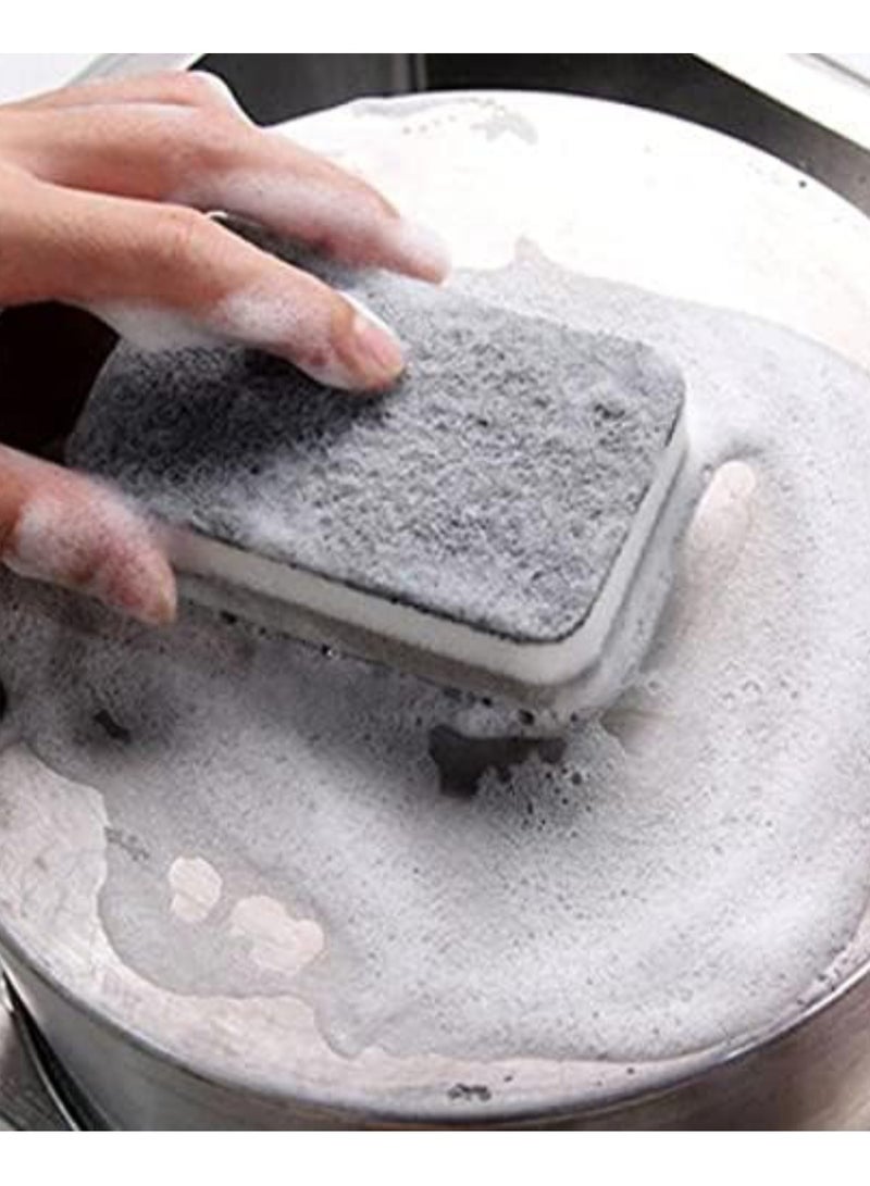 Scrolls Dishwashing Sponge, Cleaning Sponge, Multi-function Kitchen Sponge for Everyday Jobs, Dual-Sided Cleaning Sponge for Dishwashing, Kitchen, Bathroom, 5 Pcs - Image 5