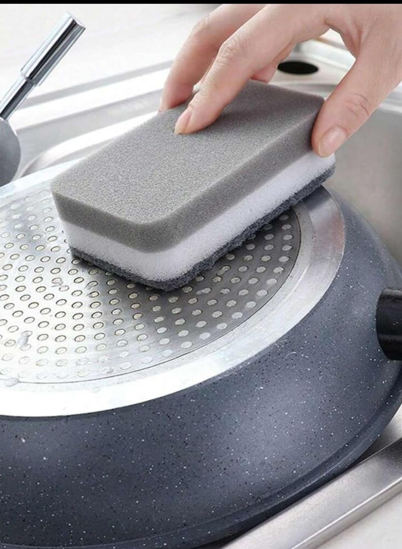 Scrolls Dishwashing Sponge, Cleaning Sponge, Multi-function Kitchen Sponge for Everyday Jobs, Dual-Sided Cleaning Sponge for Dishwashing, Kitchen, Bathroom, 5 Pcs - Image 4