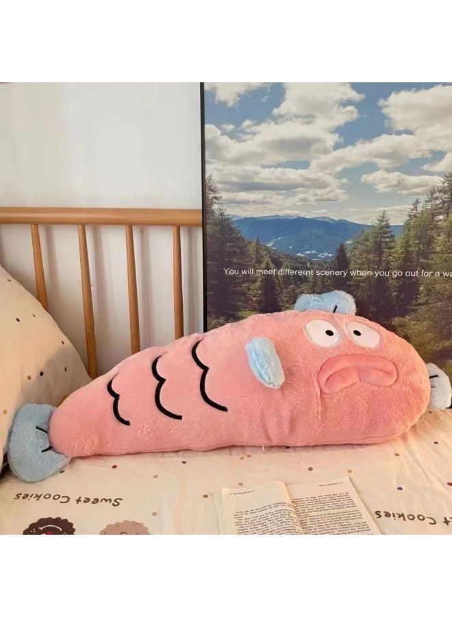 Long Clown Fish Pillow Girl Sleeping Clip Leg Bed Doll Doll Doll Big Side Sleeping Pillow Cushion-Specification:90cm 【comfortable And Soft, Quality Guaranteed】-Color:Blue Clownfish Pillow - Image 4