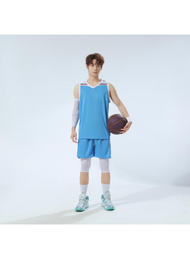 Basketball Uniform Set Printed Men's Summer College Team Children's Game Training Uniform American Professional Sports Jersey