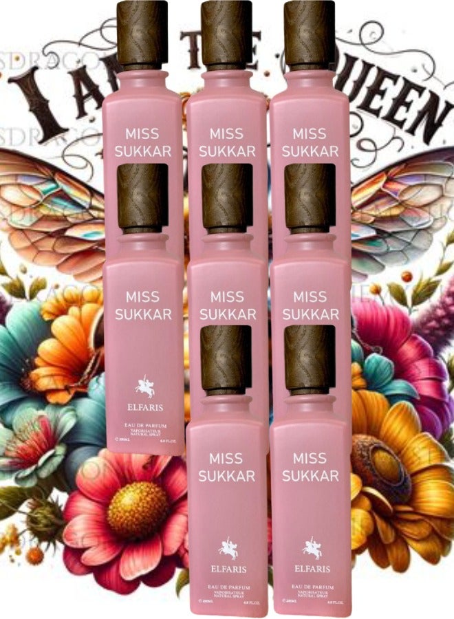 FARIS 8 Pieces Miss Sukkar Perfume 200ml EDP - Image 1