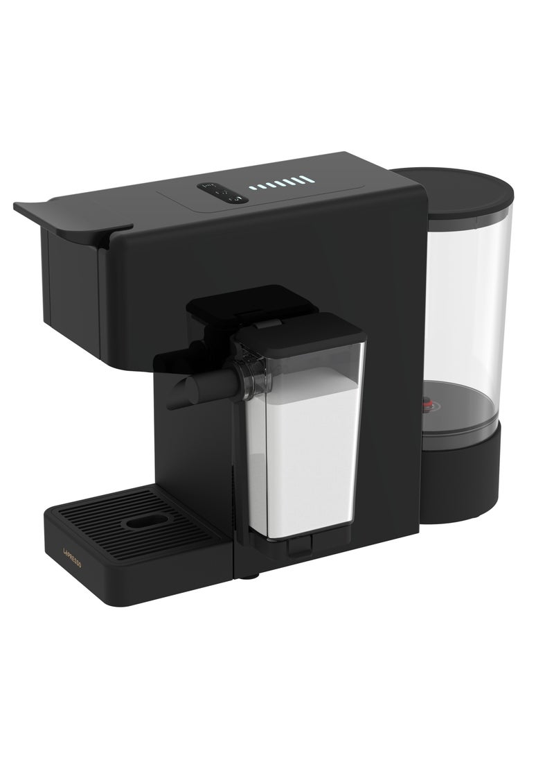 LePRESSO Crema Pro Multi-Capsule 850mL Coffee Machine with Multi-Capsule Support and Special Cream System / Coffee Maker with Milk Frother and Dual Boiler System / 20 bar Pump Pressure / Dual Boiler System / Water Volume Level - Black  - Image 5