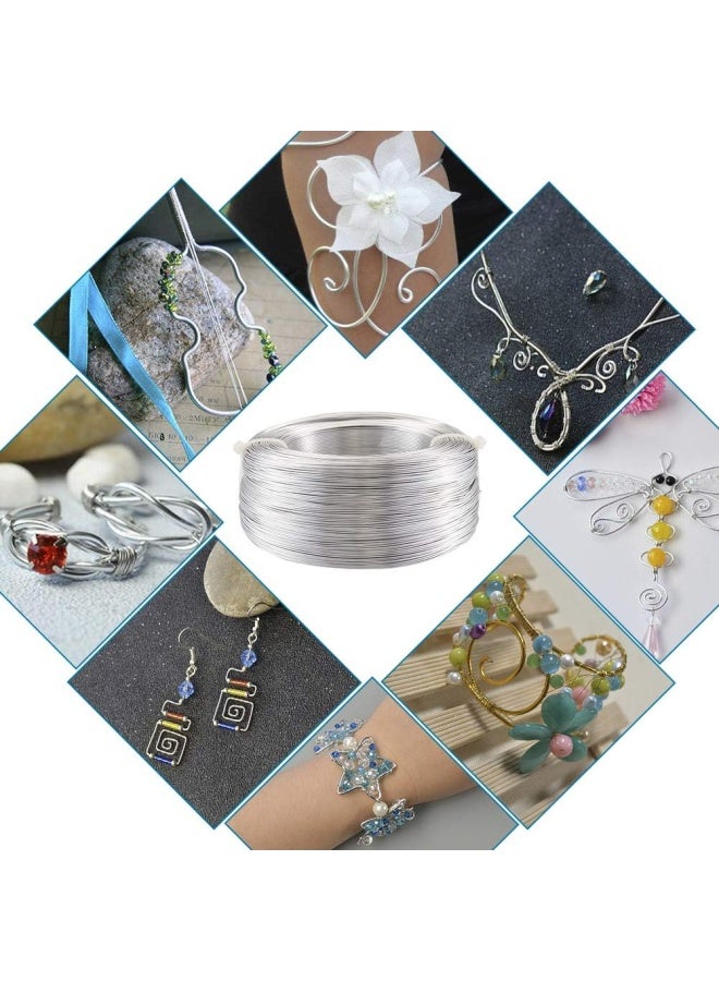 PH PandaHall Pandahall 5 Gauge Aluminum Wire 4Mm Thickness Silver Color Flexible Metal Floral Wrapping 10M/32Ft Manual Arts Jewelry Making Wire For Diy Crafts - Image 5