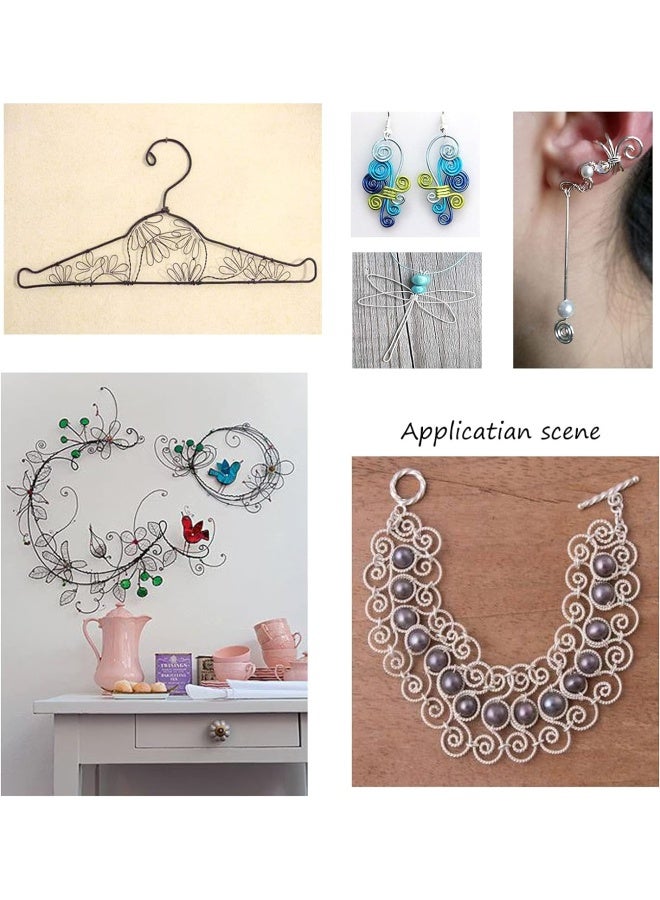 PH PandaHall Pandahall 5 Gauge Aluminum Wire 4Mm Thickness Silver Color Flexible Metal Floral Wrapping 10M/32Ft Manual Arts Jewelry Making Wire For Diy Crafts - Image 4