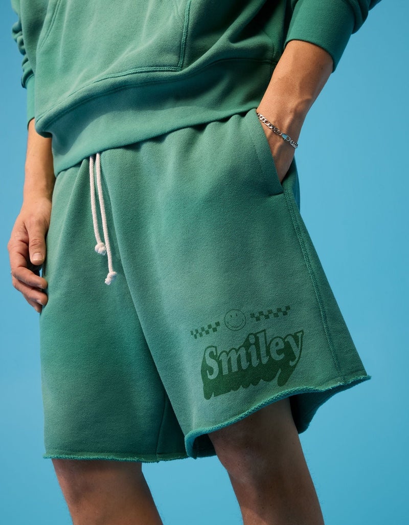 American Eagle AE | Smiley® Fleece Shorts - Image 1