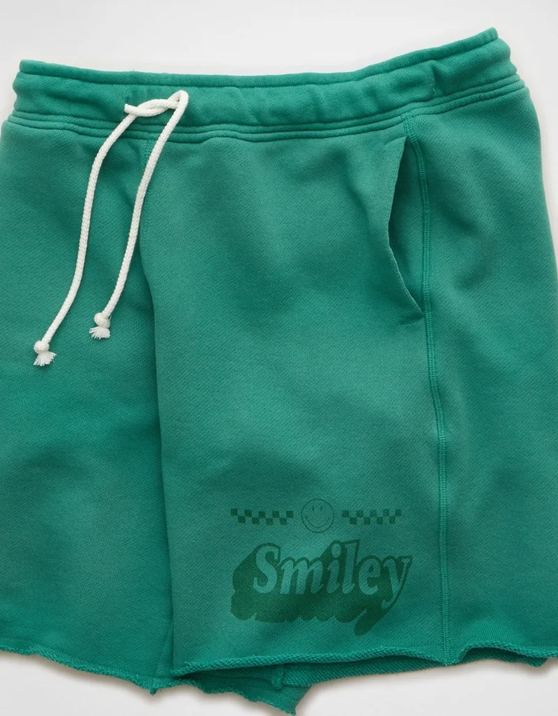 American Eagle  AE | Smiley® Fleece Shorts for Men | Best Price UAE
