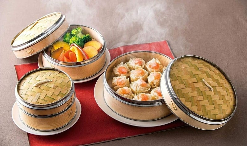 Shoppers Hub PNQ Premium 20cm (8 Inches Diameter Approx) SS Ring Dimsum Basket With Lid for Steaming Momos, Dumplings, Bao Buns, Mandus and Ideal Heavy Duty Use In Homes, Hotels, Restaurants, Cafes and Other Commercial Places  - Image 4